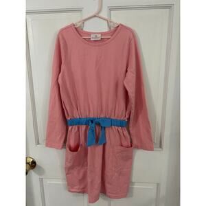 Hanna Andersson Pink Dress Size 10 (140) with Pockets